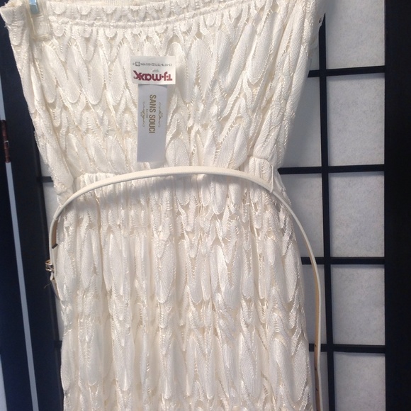 New Sans Souchi Strapless BOHO lace dress dress size S - Picture 4 of 4